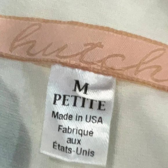 Anthropologie Hutch Blue Coral Color Block High Low Midi Dress Size Med Petite - Picture 4 of 6